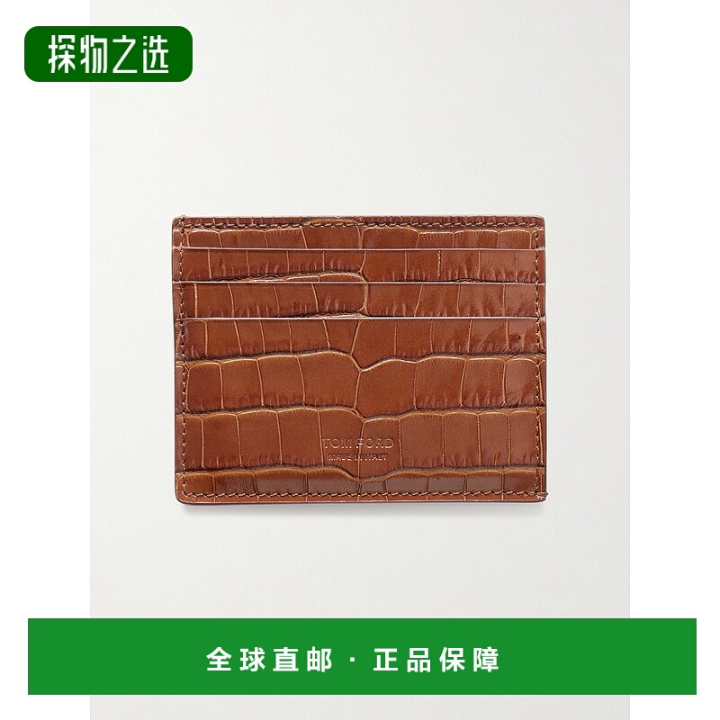 香港直邮Tom Ford 汤姆·福特 男士 鳄鱼皮革感卡套 Y0414LCL439S