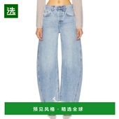 香港直邮GRLFRND Leg 女士 1h可退 Paola Barrel 牛仔裤 GF471485