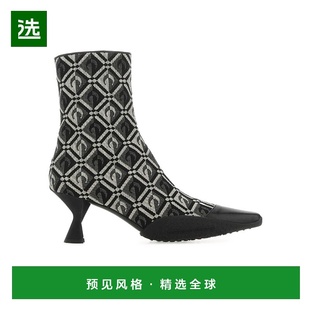 F057FW22WWOTCO001 尖头花押字靴 香港直邮Marine Serre