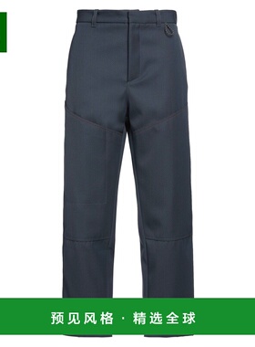 1h可退 香港直邮Oamc 男士 斜纹棉布裤 blue蓝色 舒适时尚