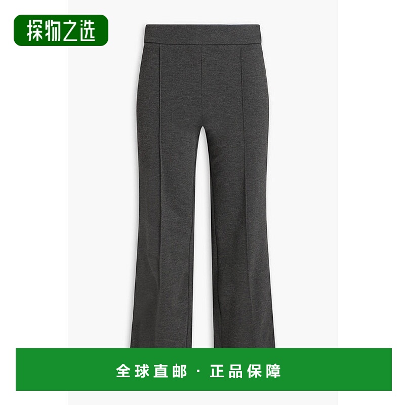 香港直邮Staud 女士 Knack 短款针织直筒裤 R24F4128HPHEATHERGRE