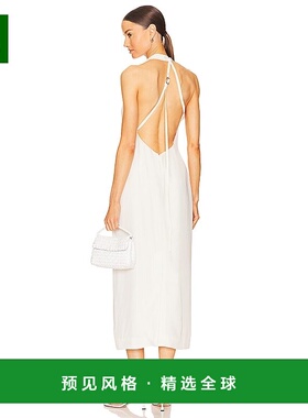 1h可退 香港直邮ST.AGNI 女士 Back 不对称束带连衣裙 W24922OWT