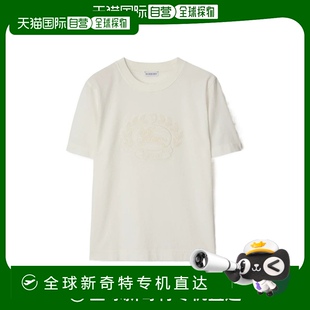 香港直邮Burberry 80936511博柏利针织 徽标短袖 T恤