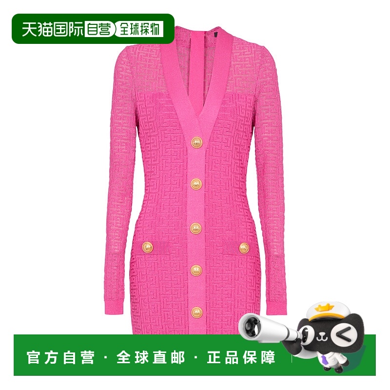 香港直邮Balmain 针织连衣裙 EF2R8870KG96