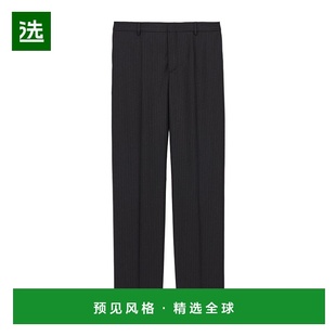 856459Y1M11直筒裤 1h可退 条纹羊毛长裤 Laurent 香港直邮Saint