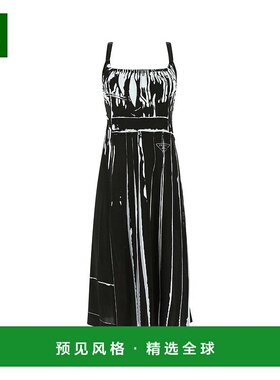 香港直邮Prada 普拉达 女士 U 領無袖 Sablé 洋裝 P3G59S22110JO