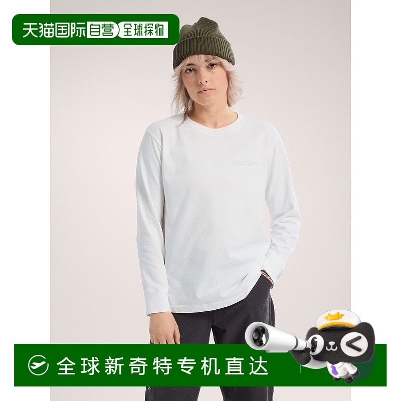 1h可退 欧洲直邮ARCTERYX始祖鸟KRAGG COTTON鸟标长袖圆领T恤 女