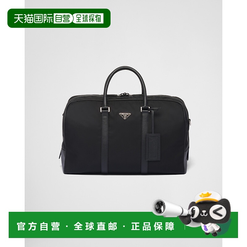 欧洲直邮PRADA（2025 年新品）Re-Nylon 和 Saffiano 皮革运动包