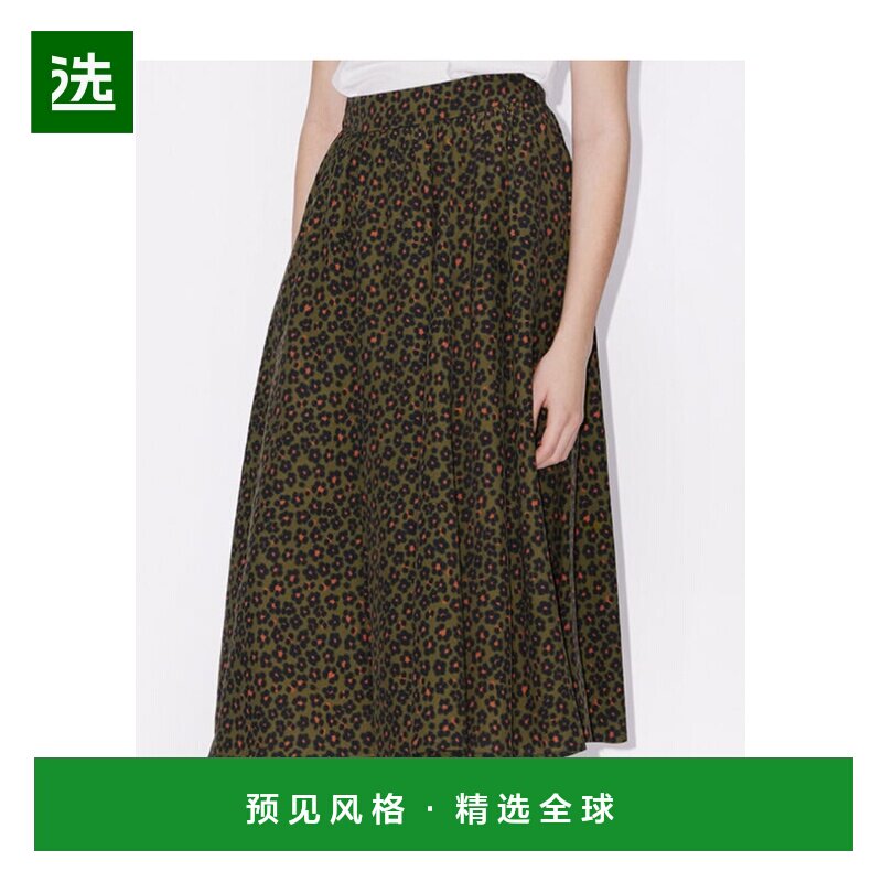 1h可退 香港直邮KENZO 女士半身裙 FD52JU1999O350 SS2023 黑色 P