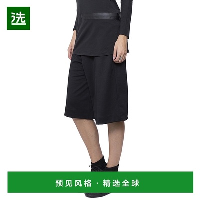 1h可退 香港直邮Y-3 女士 七分袖拉链系扣裤子 B20243BLBLACK