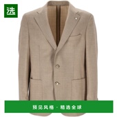 1911 AW2024 男士 香港直邮L.B.M. 西服 44504022692 卡其色 L.B.M