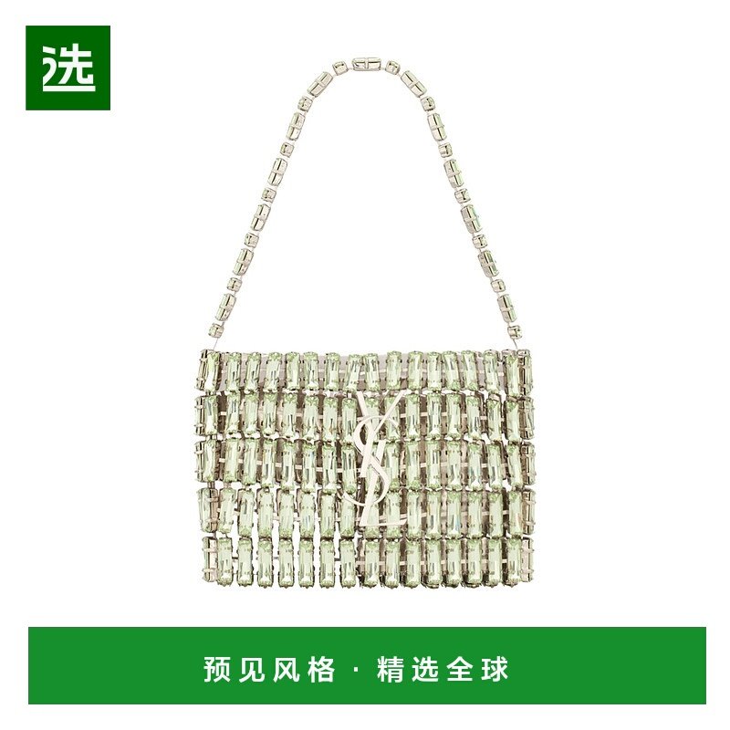 1h可退 香港直邮Saint Laurent 水晶迷你晚宴包 788380JBO7N