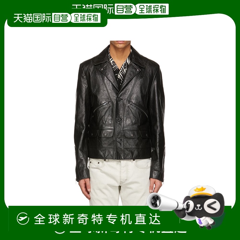 香港直邮Saint Laurent 黑色Application休闲夹克 642556Y5RD2