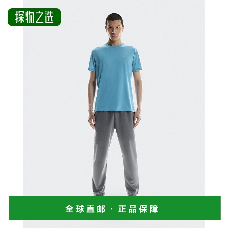 欧洲直邮On/昂跑 Core系列男士尼亚加拉蓝再生聚酯纤维logo标