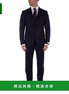 1h可退 香港直邮Tagliatore 男士 單排扣三件式西裝套裝 EFBR18A0