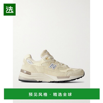 1h可退 香港直邮New Balance 新百伦 女士 992 牛皮,网纱绒面革运