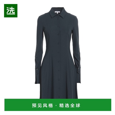 1h可退 香港直邮Patrizia Pepe 柏翠莎 佩佩 女士 衬衫式连衣裙