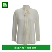 white白色 1h可退 舒适时 衬衫 2282338W338 香港直邮KHAITE 女士