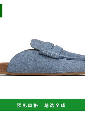 1h可退 香港直邮J.W. Anderson 男士 蓝色 Stitch 穆勒鞋 LF0079L