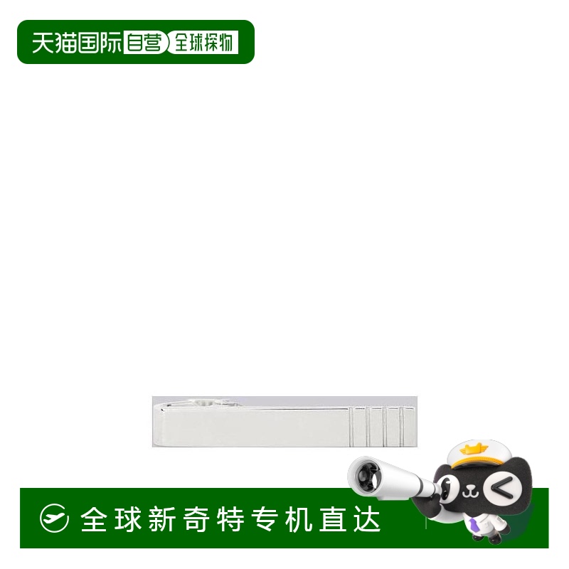 香港直邮Thom Browne 4 条纹纯银长领带夹 MZT00