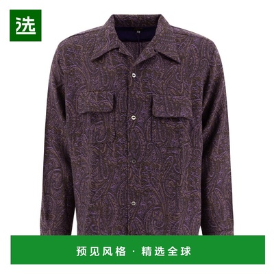 香港直邮NEEDLES 男士衬衫 PU164APURPLE AW2024 紫色 Paisley wo