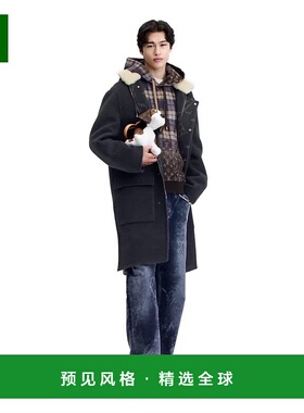 1h可退 欧洲直邮LV路易威登 Remix男士黑色小牛皮老花图案乐福鞋