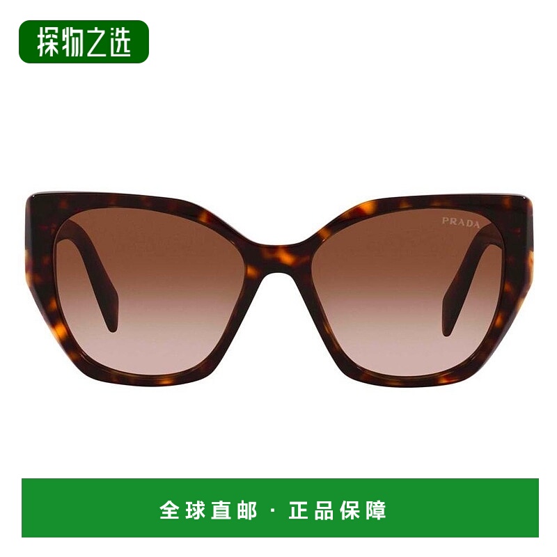 1h可退 香港直邮Prada 普拉达 女士 几何框太阳镜 PR19ZS新款玳瑁