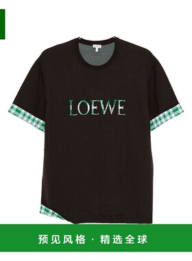 香港直邮LOEWE 罗意威 男士 and Polos T恤棕色T恤 H526Y55K15