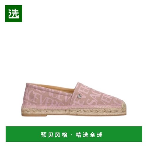 香港直邮Versace 通体徽标平底鞋 78I-WTY021范思哲