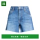 香港直邮Frame blue蓝色 Denim 1h可退 女士 牛仔短裤 舒适时尚