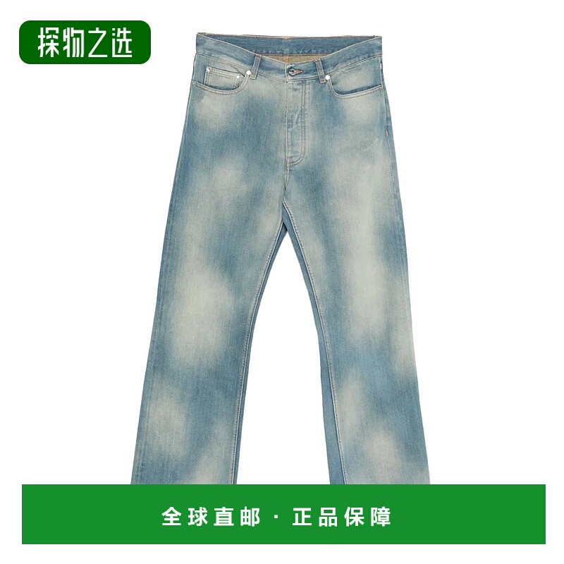 香港直邮off-white 男士 Diag Raw Patch 90S 滑板牛仔褲 OMYA18W