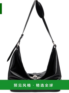 1h可退 香港直邮Marge Sherwood 女士 黑色束带单肩包 GG047355