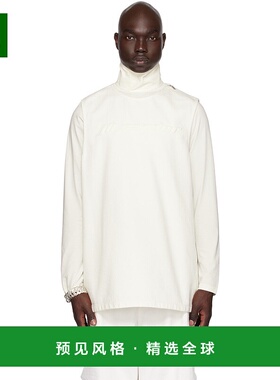 香港直邮Jil Sander 吉尔·桑达 男士 白色压花背心 J21NL0112J46