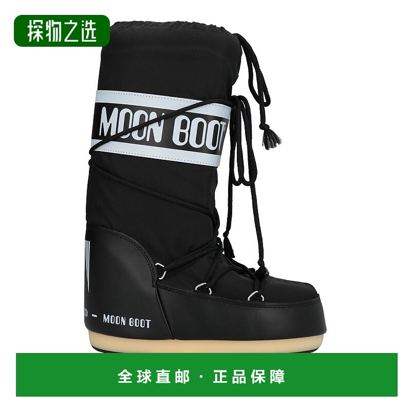 香港直邮moon boot 月亮靴 女士 靴子 black黑色 舒适时尚