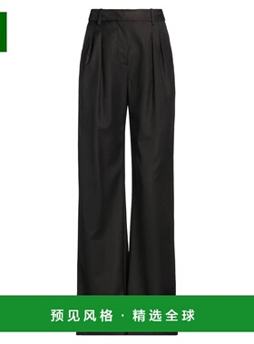1h可退 香港直邮LOULOU STUDIO 女士 休闲长裤 black黑色 舒适时