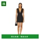 深V迷你连衣裙 1h可退 S25918BLK Agni 香港直邮ST.AGNI 女士