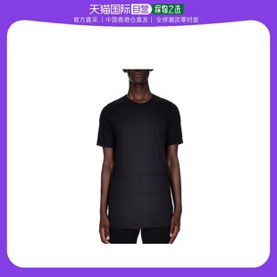 Drkshdw 黑色平纹针织T恤 Owens 香港直邮Rick DU02B4254RN