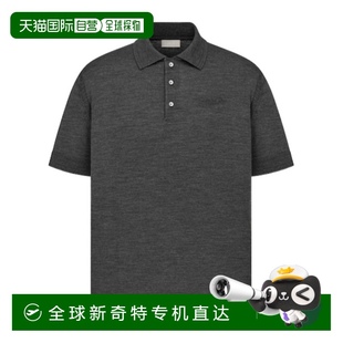 香港直邮Dior 493M801AT859迪奥 短袖 羊毛Polo衫