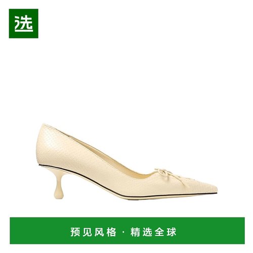 香港直邮Jimmy Choo SCARLETT 50 蛇纹印花皮革高跟鞋 SCARLETT50
