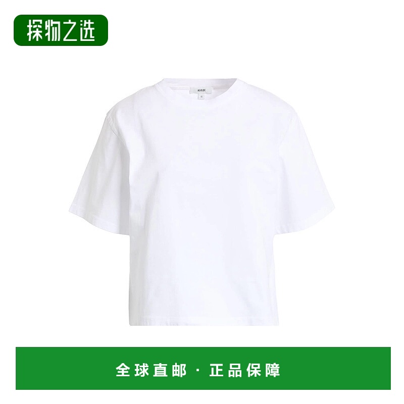 香港直邮AGOLDE 女士 基础款T恤 white白色 舒适时尚