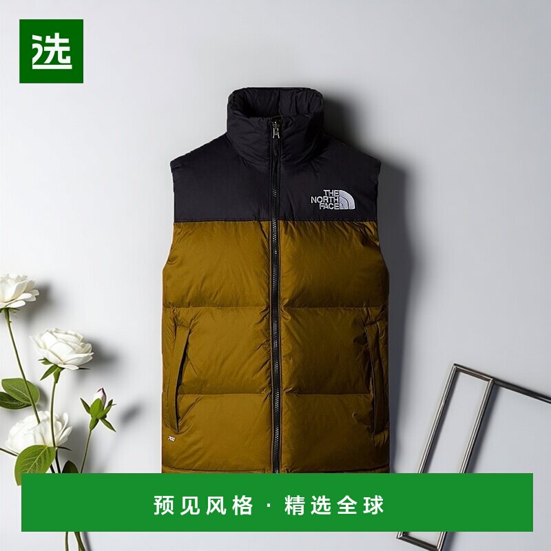欧洲直邮The North Face/北面24新款 男士棕色尼龙可折叠风帽