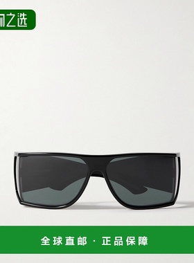 1h可退 香港直邮Saint Laurent 圣罗兰 女士 超大号D形框醋纤太阳