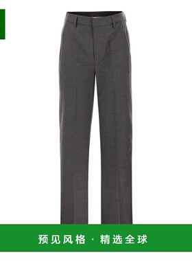 1h可退 香港直邮Dondup 女士 JANICE 宽松羊毛长裤 DP771WS0105DX