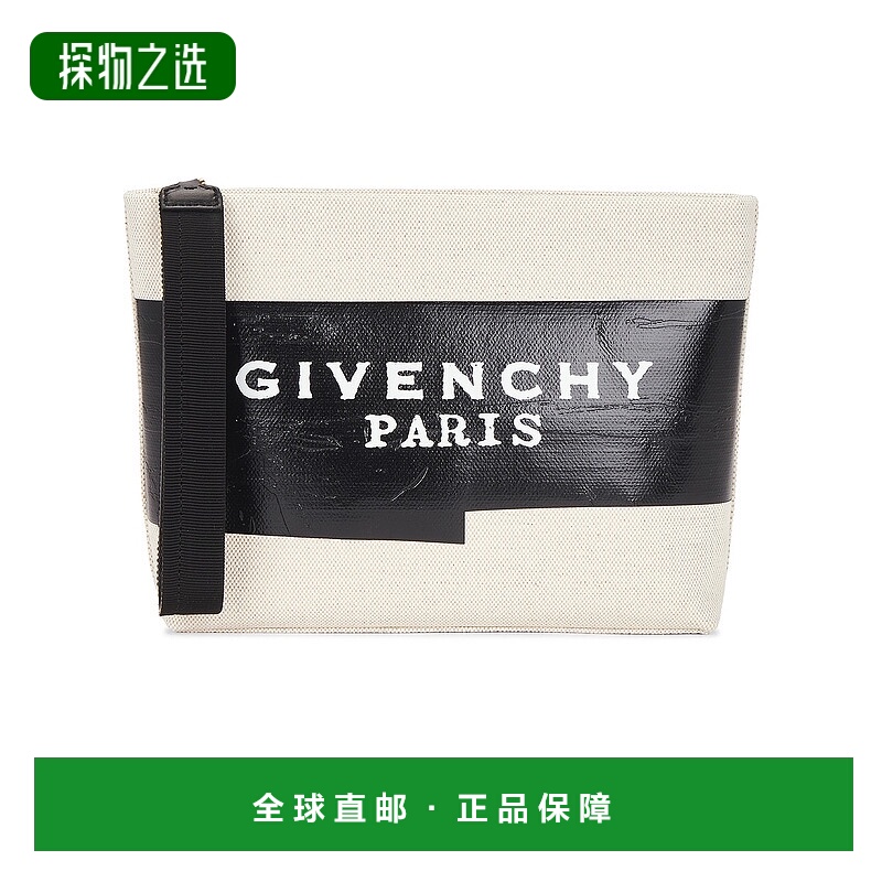 香港直邮Givenchy 纪梵希 女士 雙色標誌印花手拿包 BB60PNB2CE