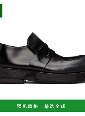 1h可退 香港直邮marsell 男士 黑色 Musona 乐福鞋 MM4080P036