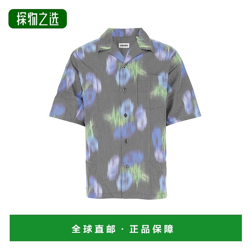 1h可退 欧洲直邮KENZO 男士衬衫 FB55CH1409S356