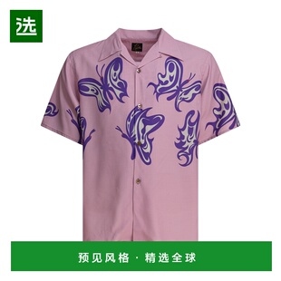 香港直邮NEEDLES 男士衬衫 QV432BOLDROSE SS2025 粉红色