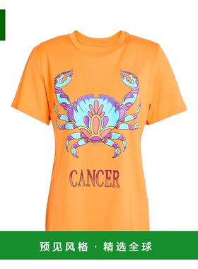 1h可退 香港直邮Alberta Ferretti 女士 T恤 orange橙色 舒适时尚