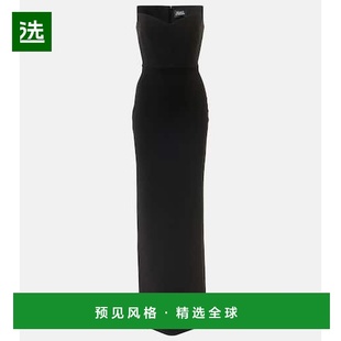 1h可退 香港直邮SOLACE LONDON 女士 Malla crêpe 束腰长款连衣