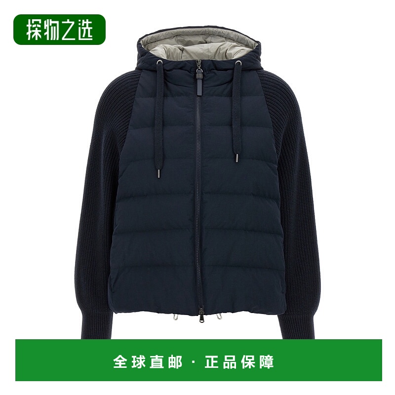 香港直邮Brunello Cucinelli 长袖棉服 MD5997699P连帽